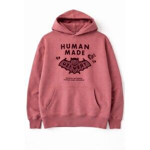 Human Made x Lil Uzi Vert Hoodie Size Medium Pink Sweatshirt Men's 2021 Release